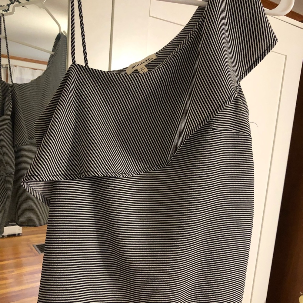 One Shoulder Flowy Top